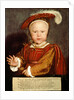 Portrait of Edward VI as a child, c.1538 by Hans Holbein the Younger