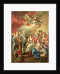Paying Homage to Charles IV and his Family by Vicente Lopez y Portana