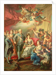 Paying Homage to Charles IV and his Family by Vicente Lopez y Portana