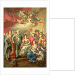 Paying Homage to Charles IV and his Family by Vicente Lopez y Portana