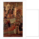 Christ's entry into Jerusalem by Duccio di Buoninsegna