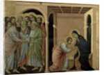 Maesta: The Virgin Says Farewell to St. John, 1308-11 by Duccio di Buoninsegna