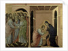 Maesta: The Virgin Says Farewell to St. John, 1308-11 by Duccio di Buoninsegna