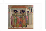 Maesta: Judas Receives Thirty Pieces of Silver, 1308-11 by Duccio di Buoninsegna