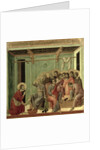 Maesta: Christ Washing the Disciples' Feet, 1308-11 by Duccio di Buoninsegna