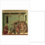 Maesta: Christ Washing the Disciples' Feet, 1308-11 by Duccio di Buoninsegna
