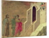 Maesta: Christ Appearing on the Road to Emmaus, 1308-11 by Duccio di Buoninsegna