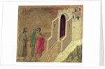 Maesta: Christ Appearing on the Road to Emmaus, 1308-11 by Duccio di Buoninsegna