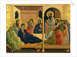 Maesta: The Virgin Taking Leave of the Disciples, 1308-11 by Duccio di Buoninsegna