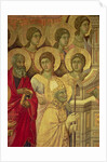 Maesta: Saints,, 1308-11 by Duccio di Buoninsegna