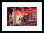 View of the Terrific Explosion at the Great Fire in New York, 19th July 1845 by N. and Ives J.M. Currier