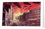 View of the Terrific Explosion at the Great Fire in New York, 19th July 1845 by N. and Ives J.M. Currier