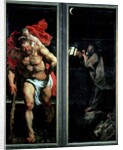 St. Christopher and the Hermit, outside shutters of the Descent from the Cross triptych, 1611-14 by Peter Paul Rubens