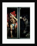 St. Christopher and the Hermit, outside shutters of the Descent from the Cross triptych, 1611-14 by Peter Paul Rubens