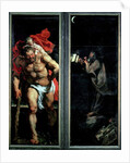 St. Christopher and the Hermit, outside shutters of the Descent from the Cross triptych, 1611-14 by Peter Paul Rubens