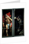 St. Christopher and the Hermit, outside shutters of the Descent from the Cross triptych, 1611-14 by Peter Paul Rubens