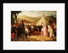The Spanish meet with the Moroccans to negotiate a Peace Settlement, after a painting by Joachin Dominguez Becquer, Joachin by José Chaves Ortiz