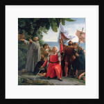 The First Landing of Christopher Columbus in America, 1862 by Dioscoro Teofilo Puebla Tolin
