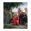 The First Landing of Christopher Columbus in America, 1862 by Dioscoro Teofilo Puebla Tolin