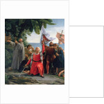 The First Landing of Christopher Columbus in America, 1862 by Dioscoro Teofilo Puebla Tolin