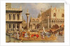 Return of the Bucintoro on Ascension Day, 1732 by Canaletto
