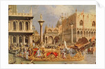 Return of the Bucintoro on Ascension Day, 1732 by Canaletto