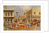 Return of the Bucintoro on Ascension Day, 1732 by Canaletto