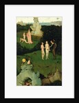 The Haywain: left wing of the triptych depicting the Garden of Eden, c.1500 by Hieronymus Bosch