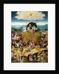 The Haywain, central panel of the triptych, c.1500 by Hieronymus Bosch