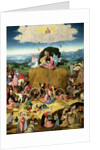 The Haywain, central panel of the triptych, c.1500 by Hieronymus Bosch