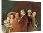 The Family of the Infante Don Luis de Borbon, 1783-84 by Francisco Jose de Goya y Lucientes
