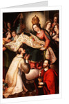 Presentation of the Cope to St. Ildefonsus, 1600-24 by Diego de Aguilar