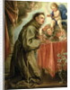 St. Anthony of Padua adoring the Christ Child by Don Juan Carreno de Miranda