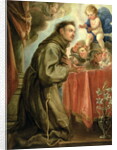 St. Anthony of Padua adoring the Christ Child by Don Juan Carreno de Miranda