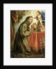 St. Anthony of Padua adoring the Christ Child by Don Juan Carreno de Miranda