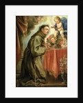 St. Anthony of Padua adoring the Christ Child by Don Juan Carreno de Miranda