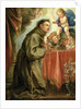 St. Anthony of Padua adoring the Christ Child by Don Juan Carreno de Miranda
