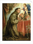 St. Anthony of Padua adoring the Christ Child by Don Juan Carreno de Miranda