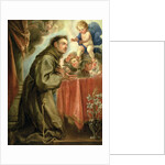 St. Anthony of Padua adoring the Christ Child by Don Juan Carreno de Miranda