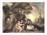 Lot and his Daughters by Frans II Francken