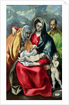 The Holy Family with St.Elizabeth, 1580-85 by El Greco