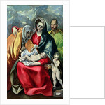 The Holy Family with St.Elizabeth, 1580-85 by El Greco