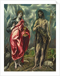 St John the Evangelist and St. John the Baptist, 1605-10 by El Greco