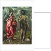 St John the Evangelist and St. John the Baptist, 1605-10 by El Greco