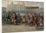 The Entrance of Charles V into Bologna for his Coronation by Juan de la Corte
