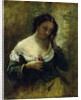 The Girl With The Rose, c.1865 by Jean Baptiste Camille Corot