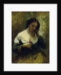 The Girl With The Rose, c.1865 by Jean Baptiste Camille Corot