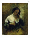 The Girl With The Rose, c.1865 by Jean Baptiste Camille Corot