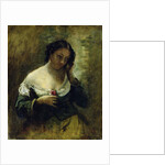 The Girl With The Rose, c.1865 by Jean Baptiste Camille Corot