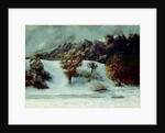 Winter Landscape With The Dents Du Midi, 1876 by Gustave Courbet